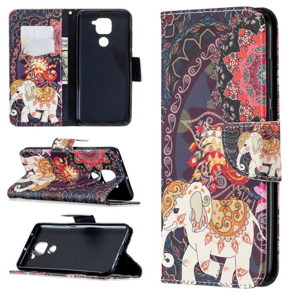 Flipové Pouzdro Na Xiaomi Redmi Note 9 Sloni Indičtí