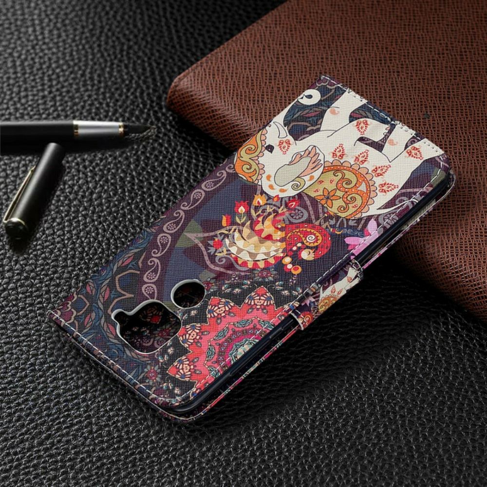Flipové Pouzdro Na Xiaomi Redmi Note 9 Sloni Indičtí