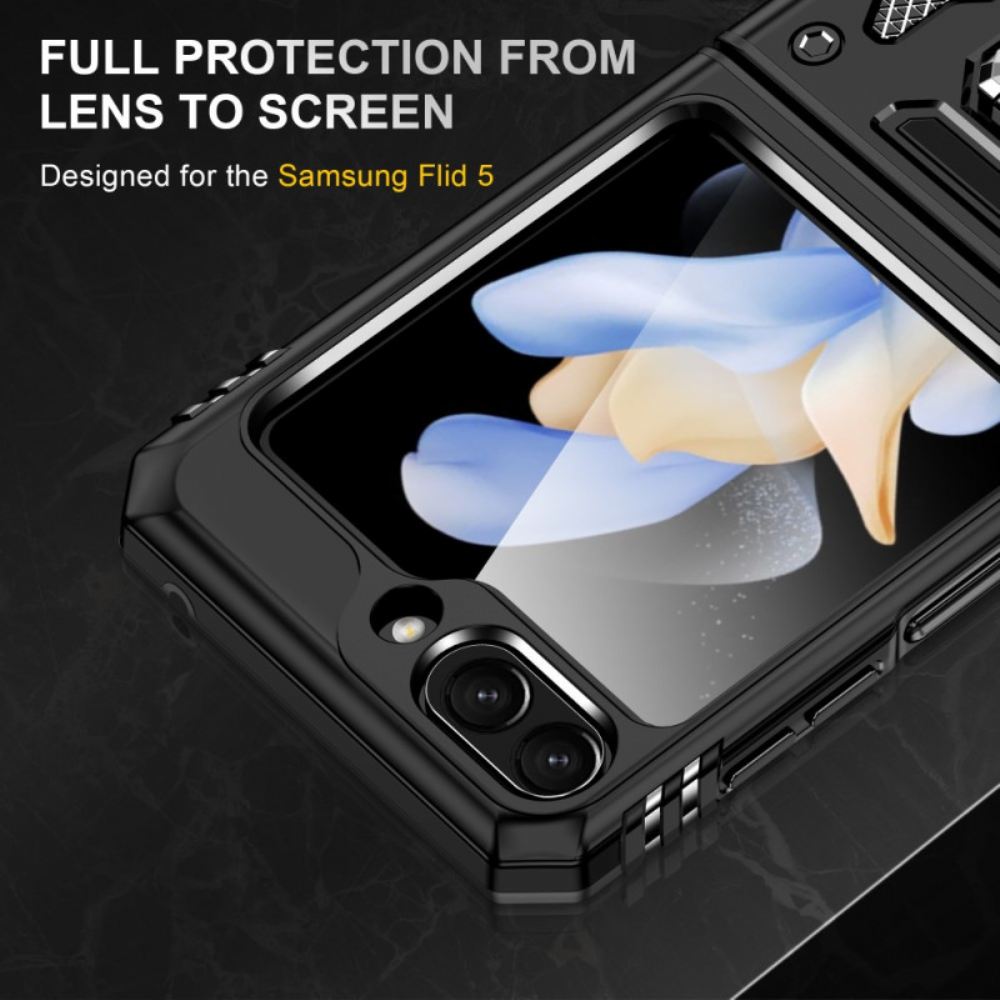 Kryt Na Samsung Galaxy Z Flip 5 Design Držáku Prstenu