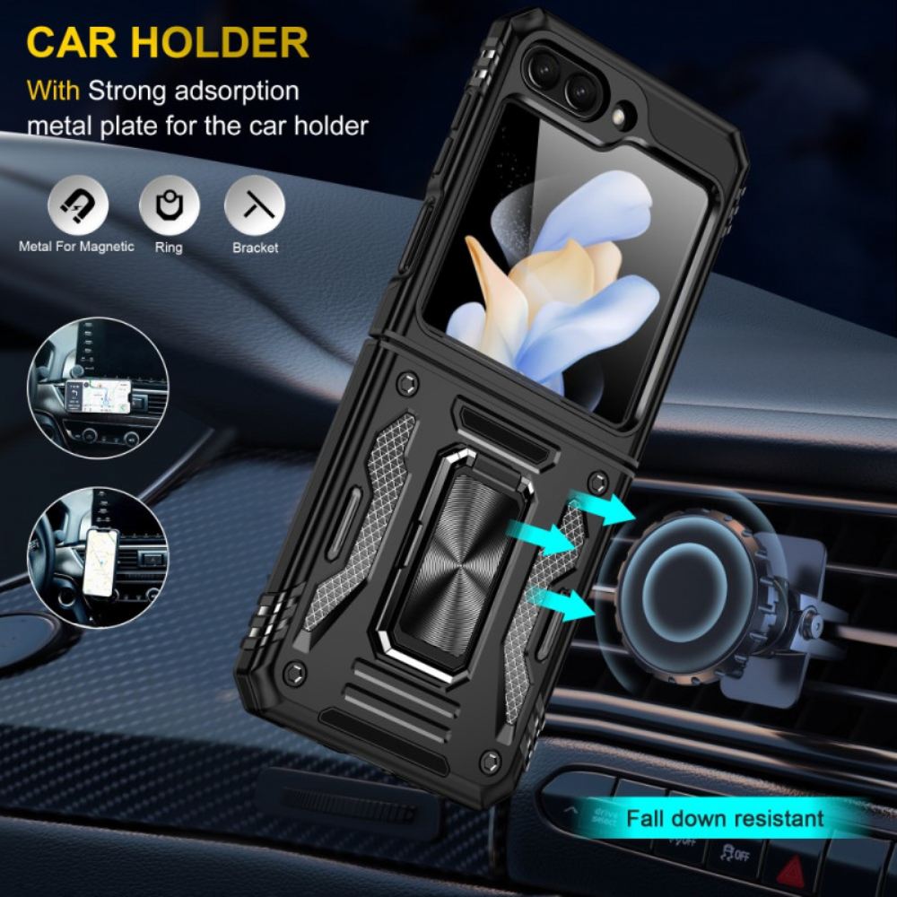 Kryt Na Samsung Galaxy Z Flip 5 Design Držáku Prstenu