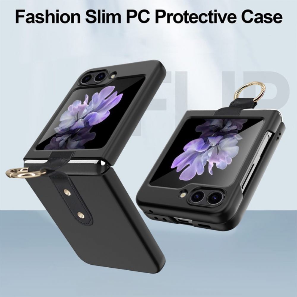 Kryt Na Samsung Galaxy Z Flip 5 Kovový Prsten