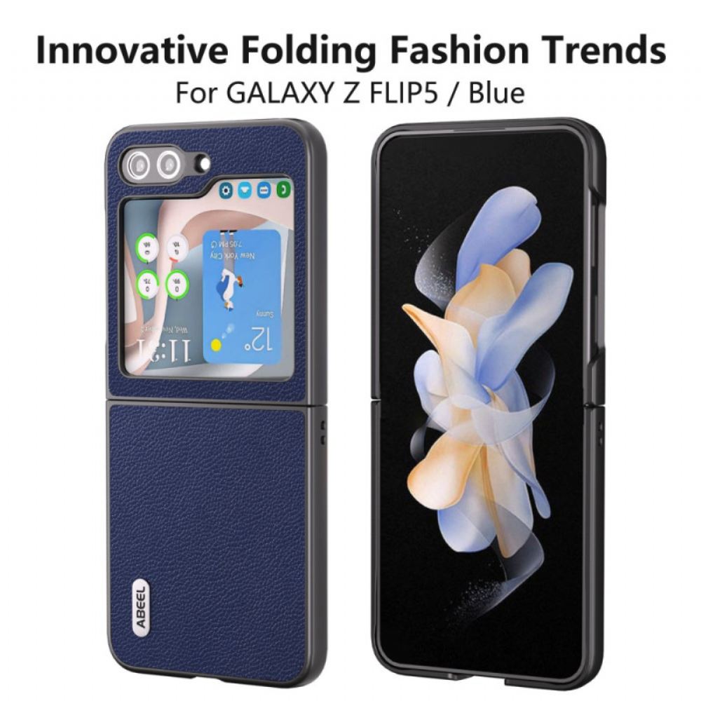 Kryt Na Samsung Galaxy Z Flip 5 Styl Kůže Abeel