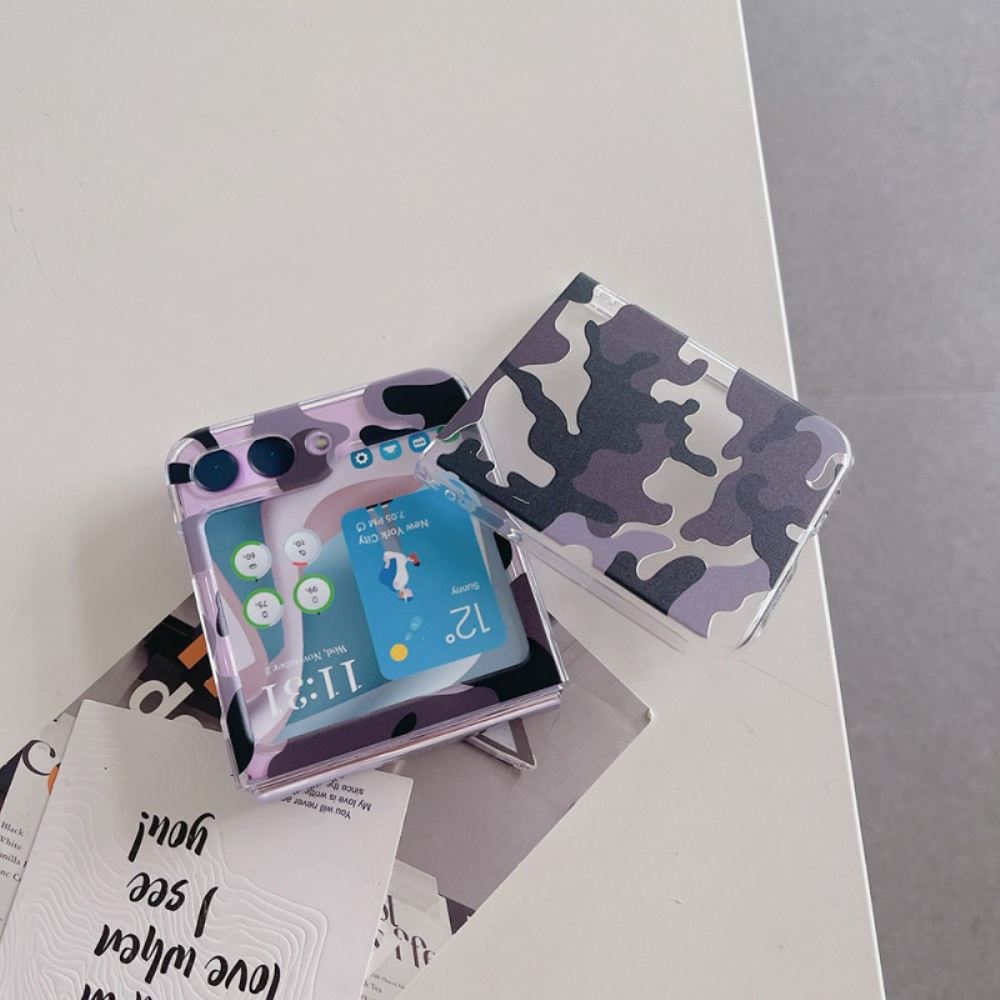 Kryt Samsung Galaxy Z Flip 5 Bezešvý Maskovací Vzor