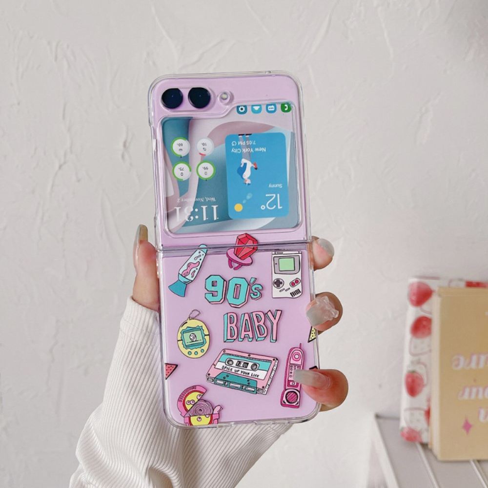 Kryt Samsung Galaxy Z Flip 5 Kryty Na Mobil Průhledné Malé Objekty