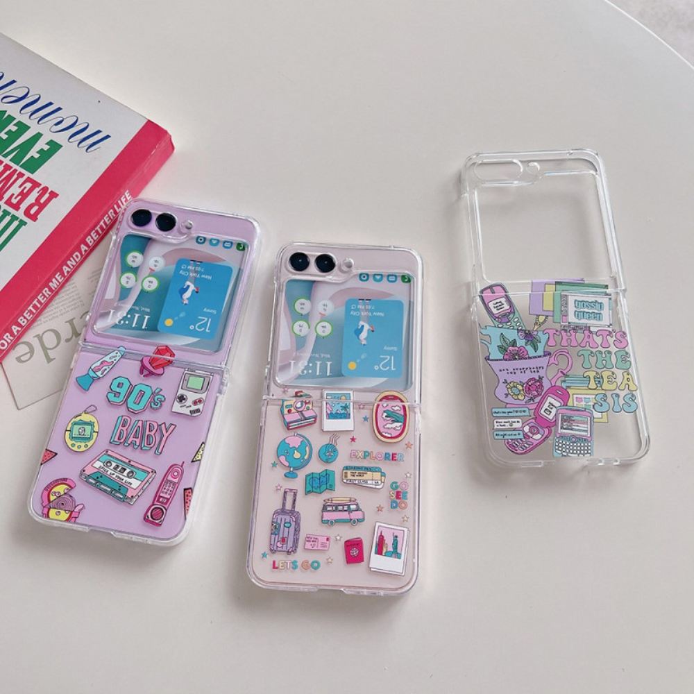 Kryt Samsung Galaxy Z Flip 5 Kryty Na Mobil Průhledné Malé Objekty