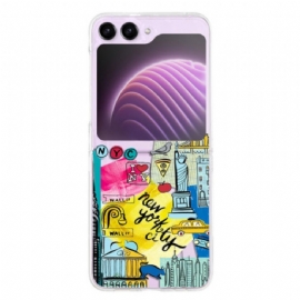 Kryt Samsung Galaxy Z Flip 5 Kryty Na Mobil Průhledný New York
