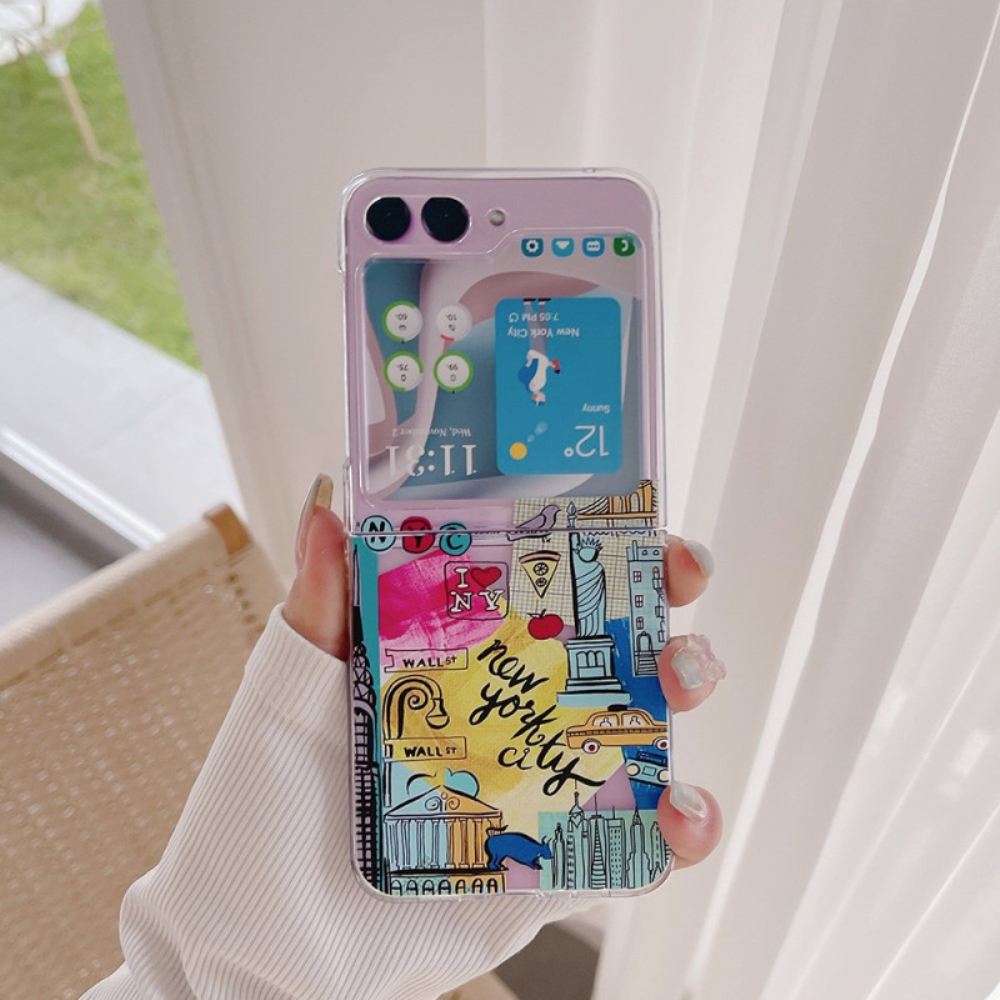 Kryt Samsung Galaxy Z Flip 5 Kryty Na Mobil Průhledný New York