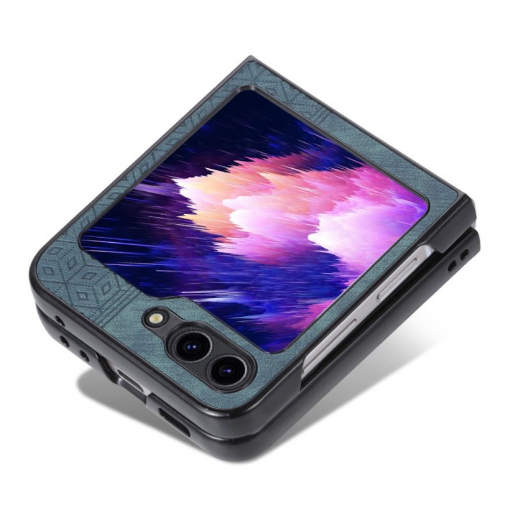 Kryt Samsung Galaxy Z Flip 5 Textura Kůže Azns