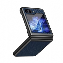 Kryt Samsung Galaxy Z Flip 5 Tkaná Umělá Kůže