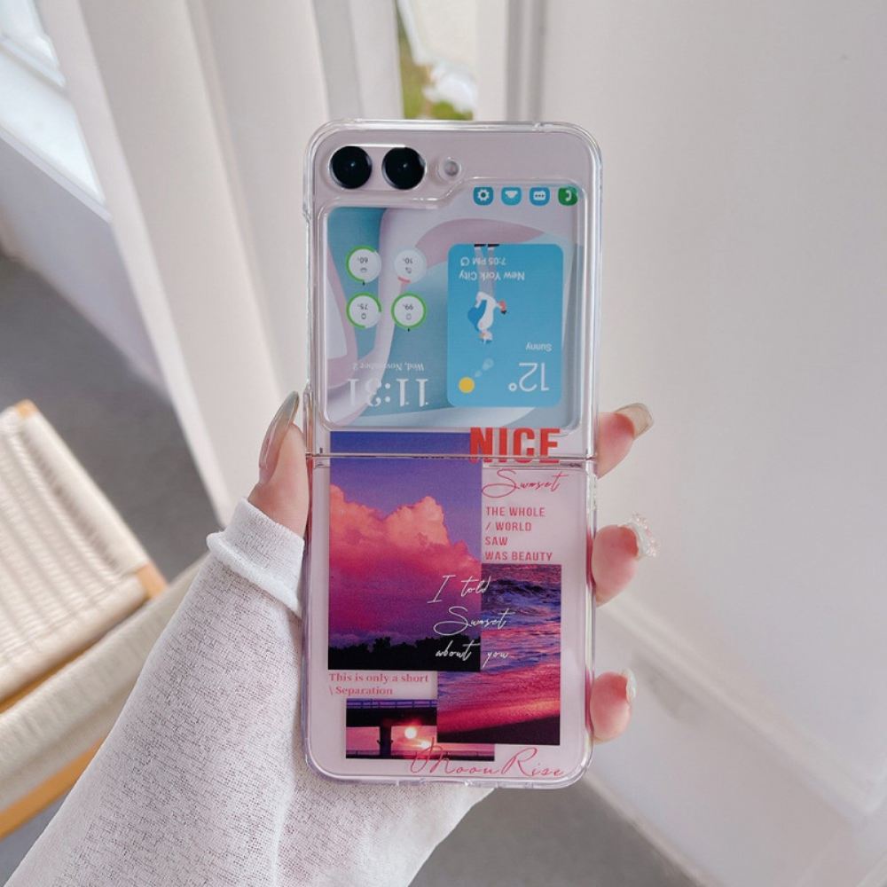 Kryt Samsung Galaxy Z Flip 5 Transparentní Cíl