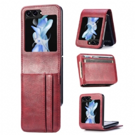 Kryt Samsung Galaxy Z Flip 5 Vintage Držitel Karty