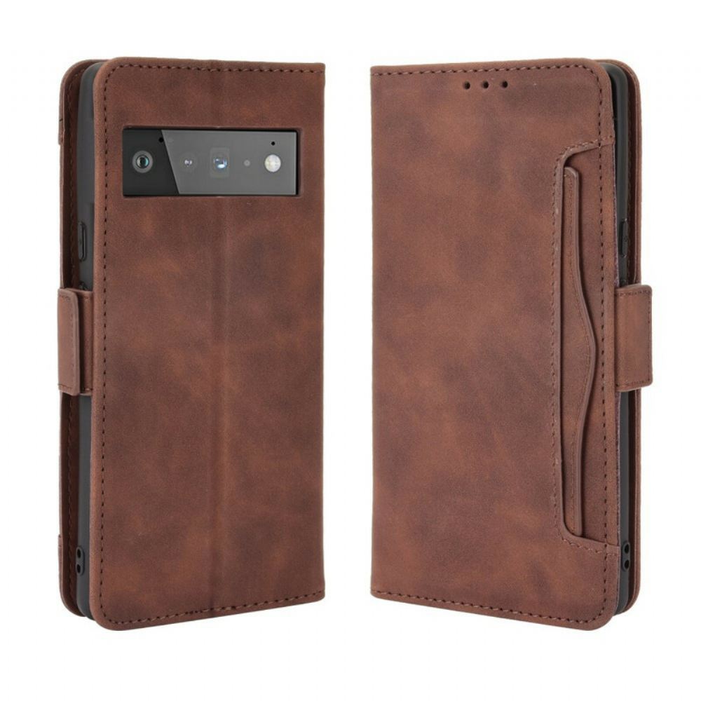 Flipové Pouzdro Na Google Pixel 6 Pro Multi-card Premier Class
