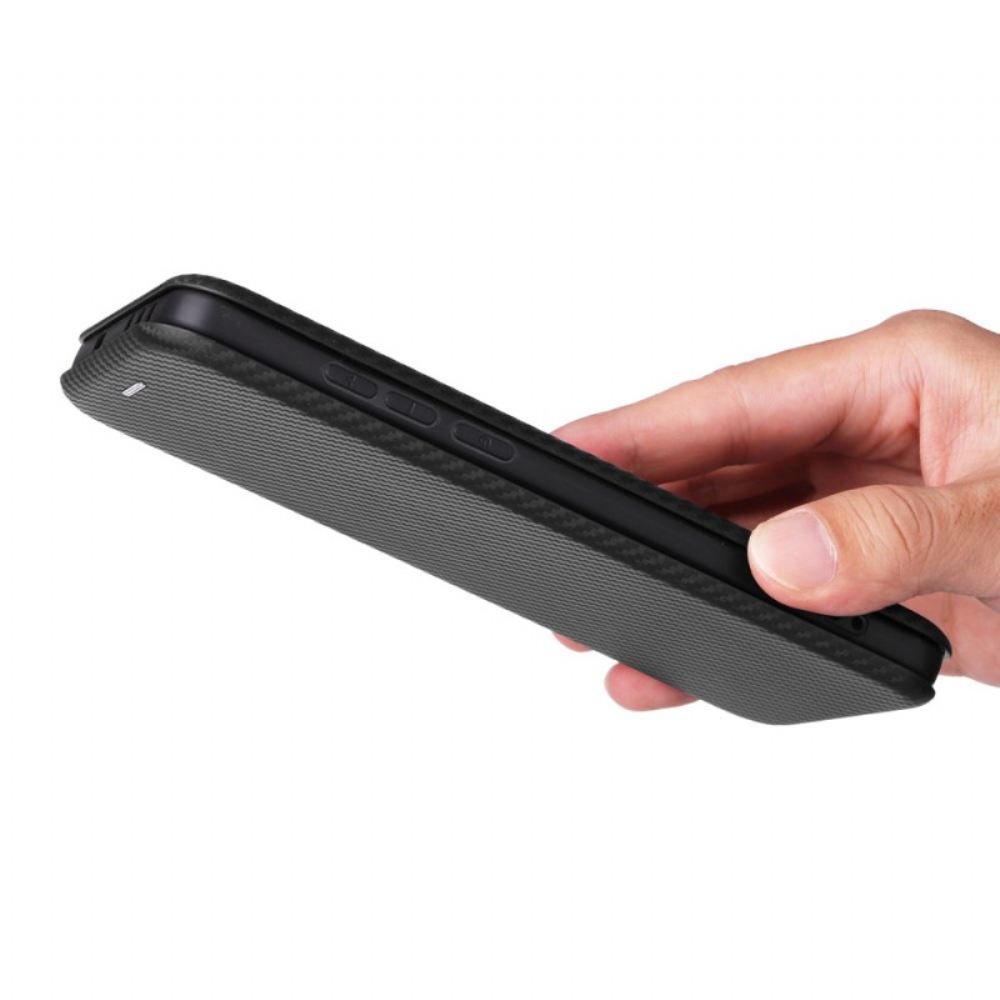 Kožené Pouzdro Folio Na Oneplus 13 Uhlíková Vlákna