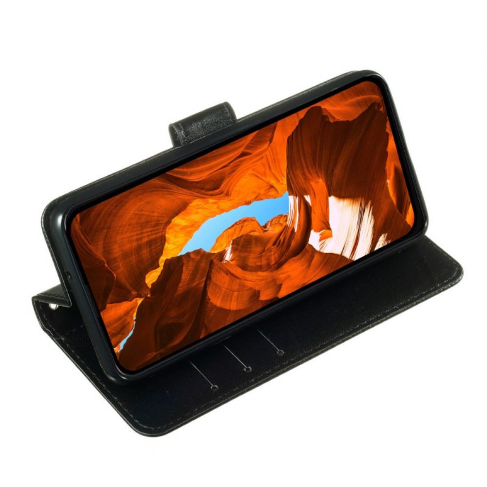 Kožený Kryt Na Oneplus 13 Jednobarevné