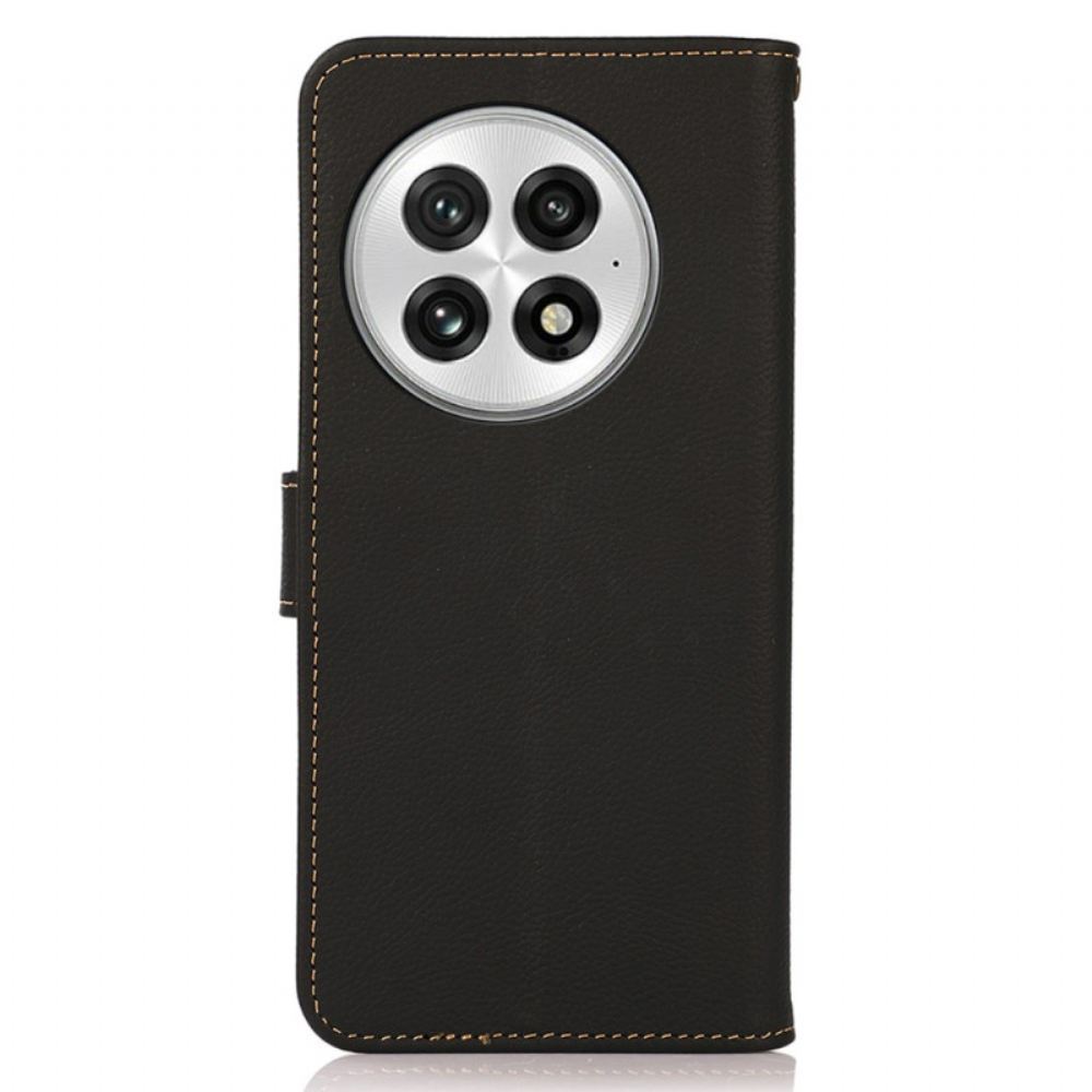 Kožený Kryt Na Oneplus 13 Kůže Khazneh