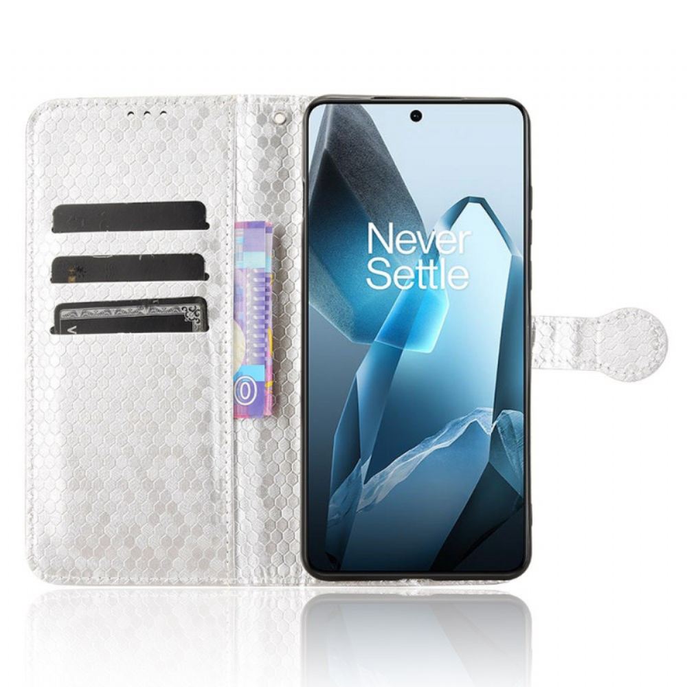 Kožený Kryt Na Oneplus 13 Lesklé Tečky