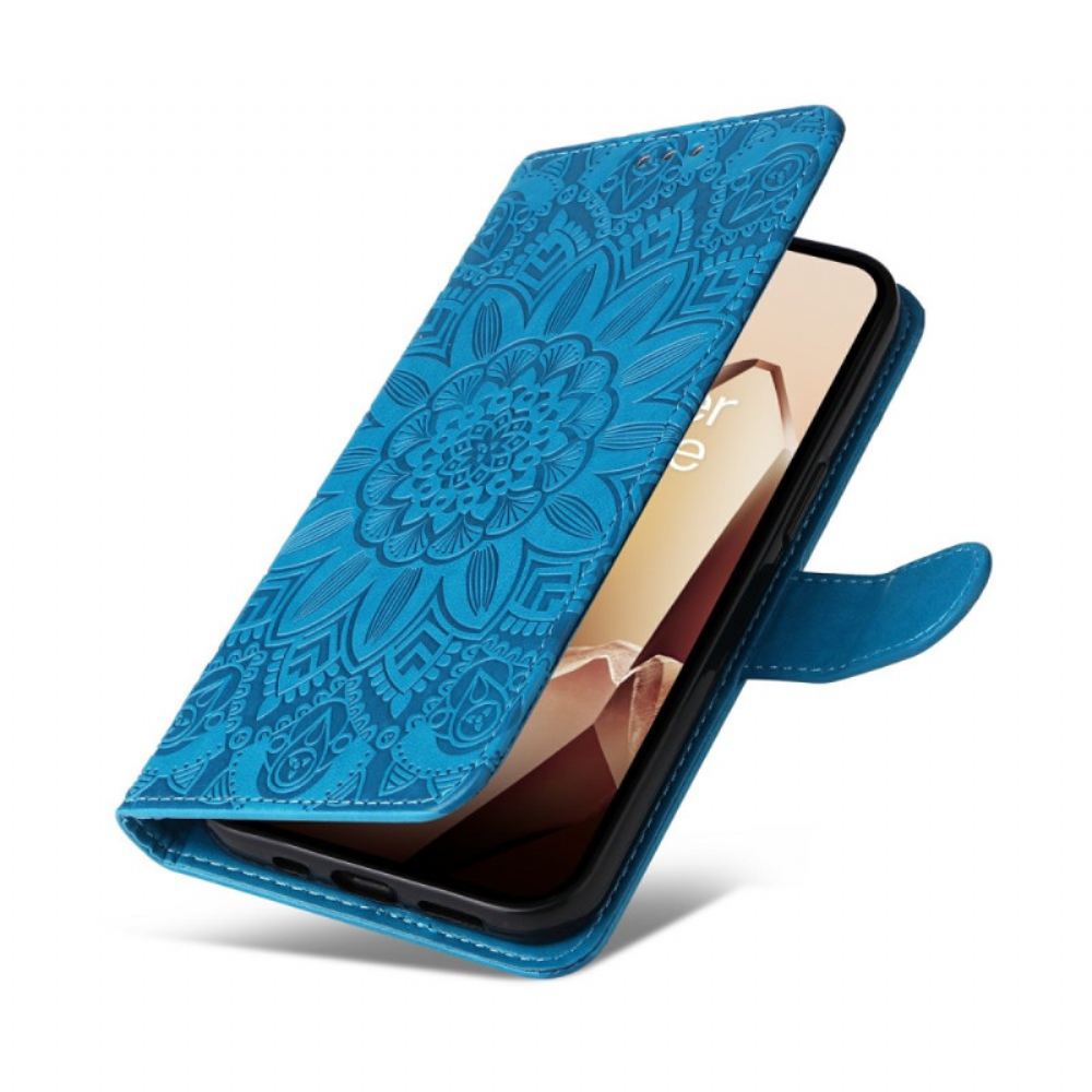 Kožený Kryt Na Oneplus 13 Vzor Slunečnic