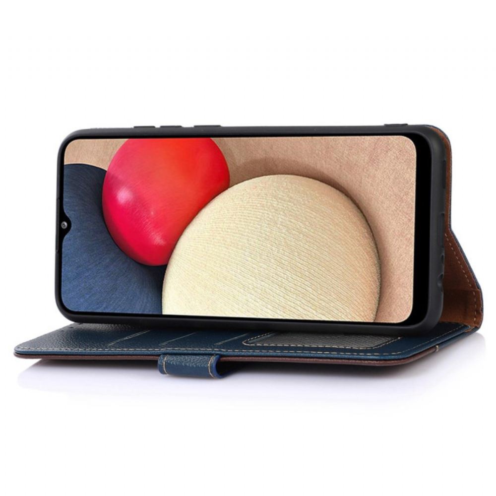 Kožený Kryt Oneplus 13 Dvoubarevné Khazneh
