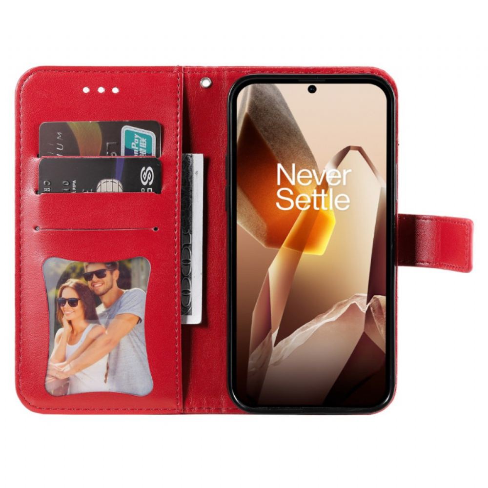 Kožený Kryt Oneplus 13 Potisk Mandaly