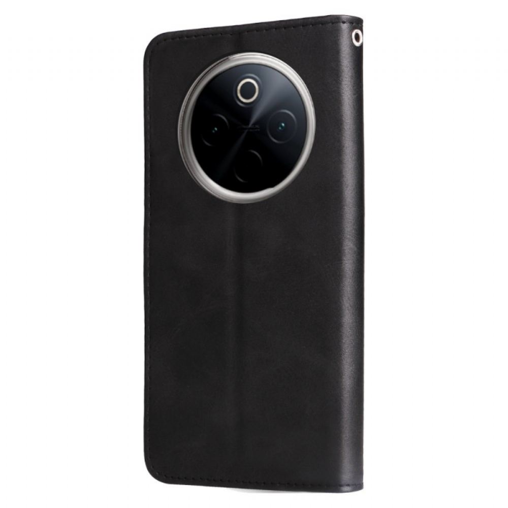 Kožený Kryt Oneplus 13 Přední Kapsa