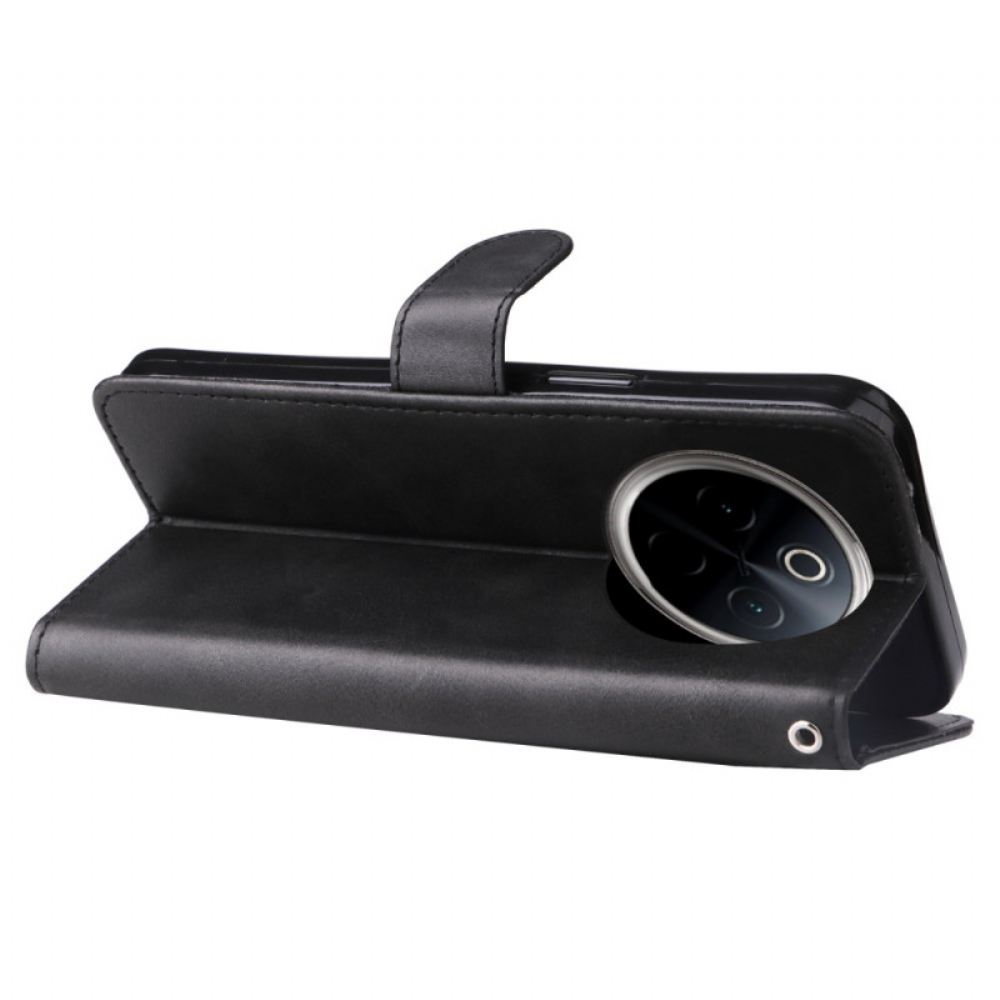 Kožený Kryt Oneplus 13 Přední Kapsa