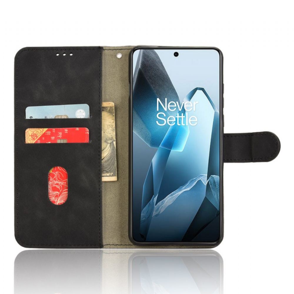 Kožený Kryt Oneplus 13 Semišový Efekt