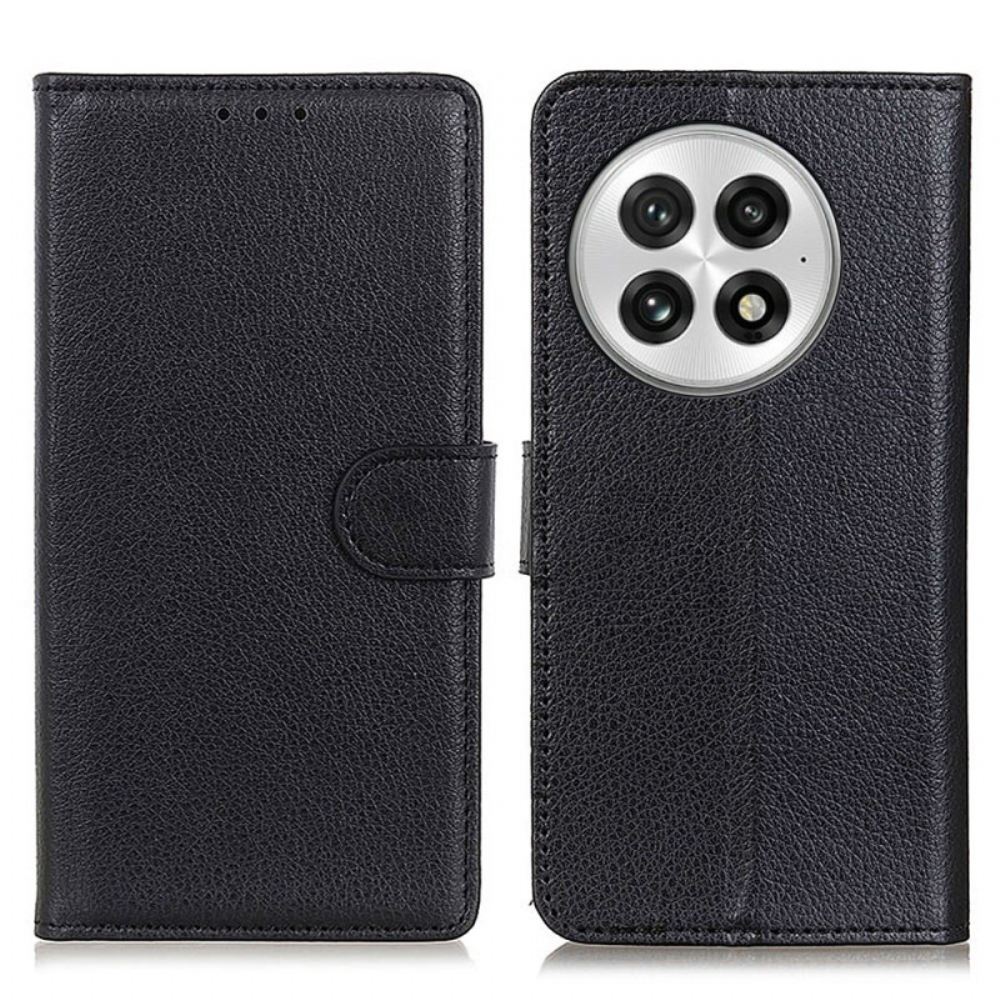 Kožený Kryt Oneplus 13 Tradiční Umělá Kůže