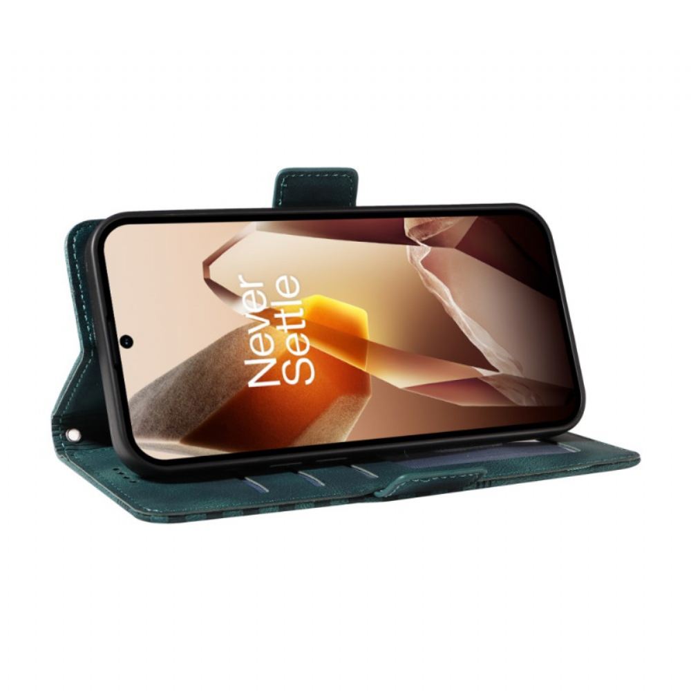 Kožený Kryt Oneplus 13 Vzor Hvězd