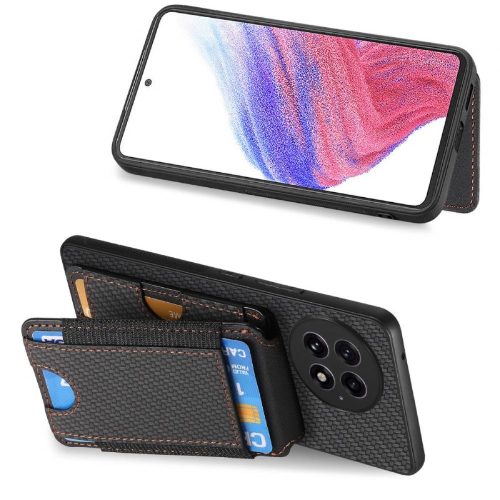 Kryt Na Oneplus 13 Držák Na Karty A Stojánek Z Uhlíkových Vláken