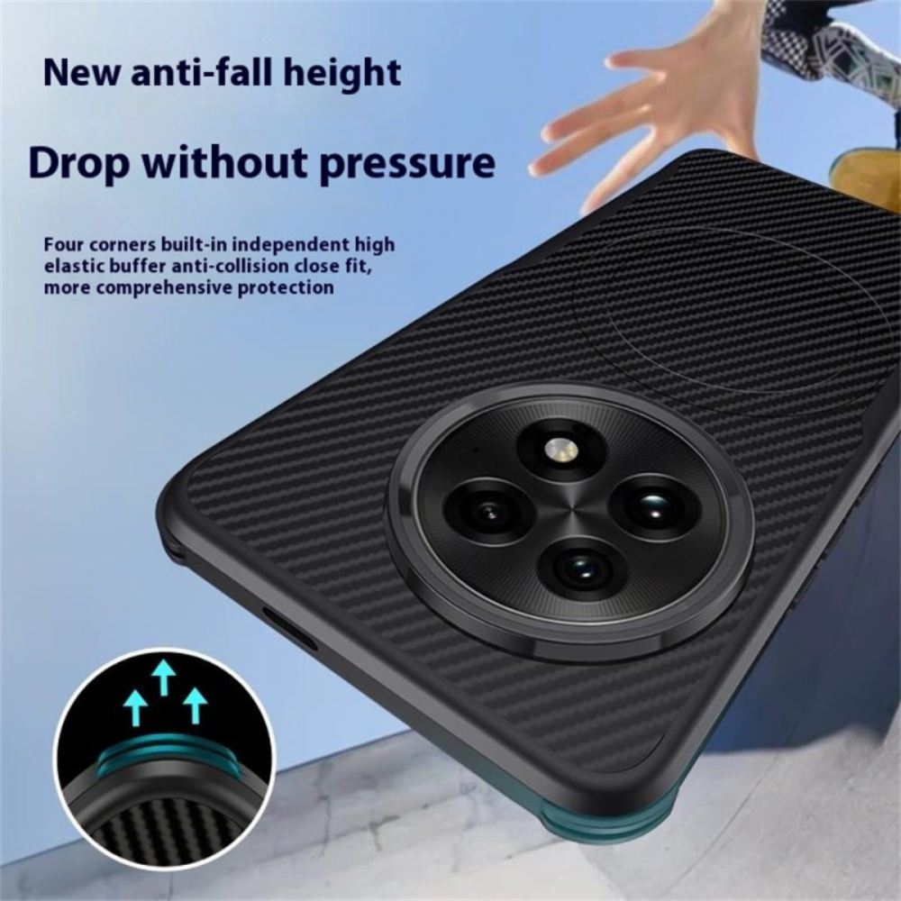 Kryt Oneplus 13 Kryty Na Mobil Textura Z Uhlíkových Vláken Kompatibilní S Magsafe