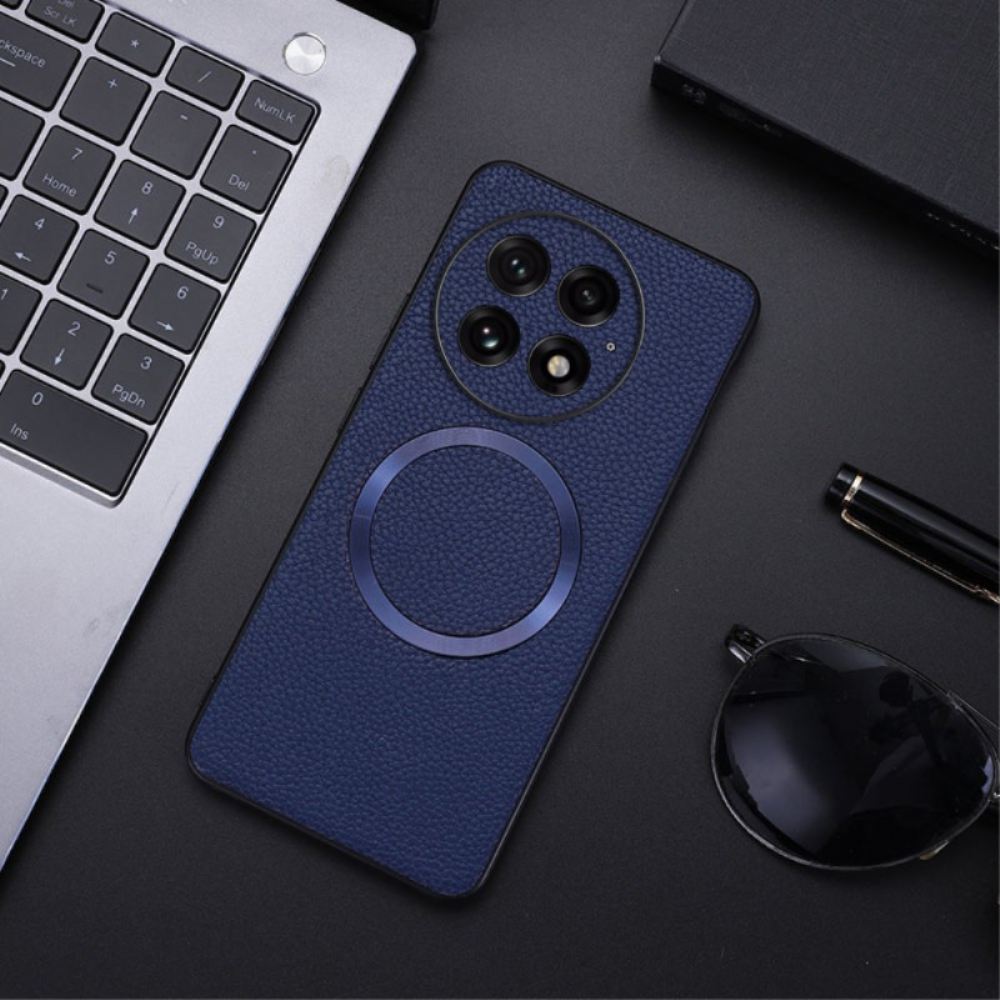 Kryt Oneplus 13 Texturovaná Umělá Kůže Kompatibilní S Magsafe