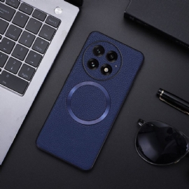 Kryt Oneplus 13 Texturovaná Umělá Kůže Kompatibilní S Magsafe