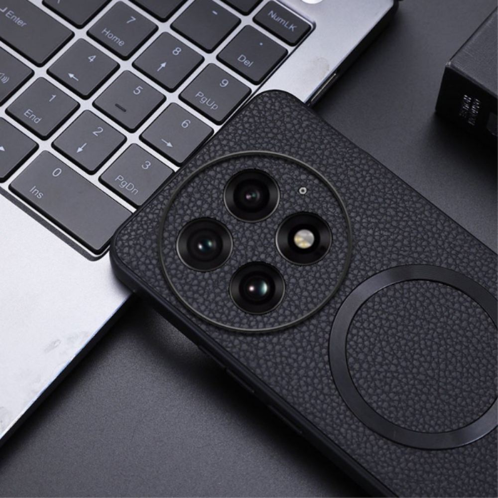 Kryt Oneplus 13 Texturovaná Umělá Kůže Kompatibilní S Magsafe