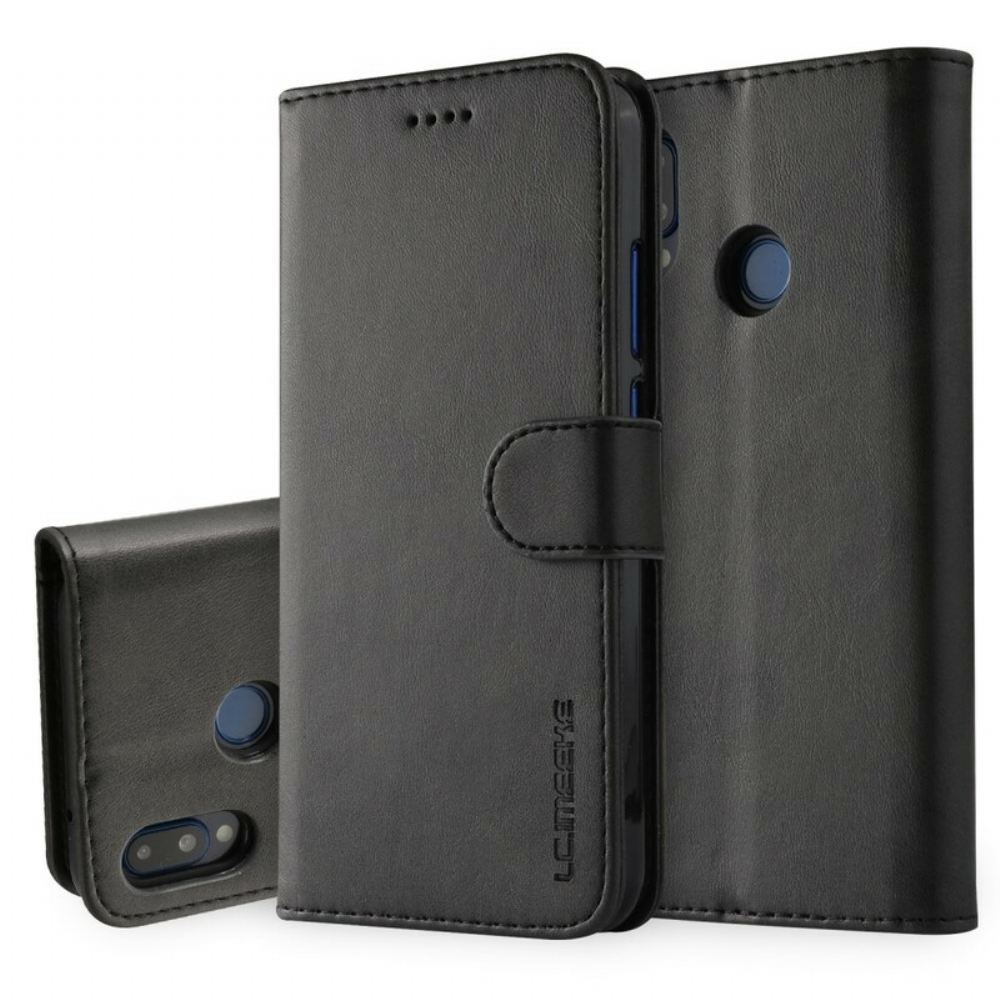 Flipové Pouzdro Na Huawei P20 Lite Kožený Efekt Lc.imeeke