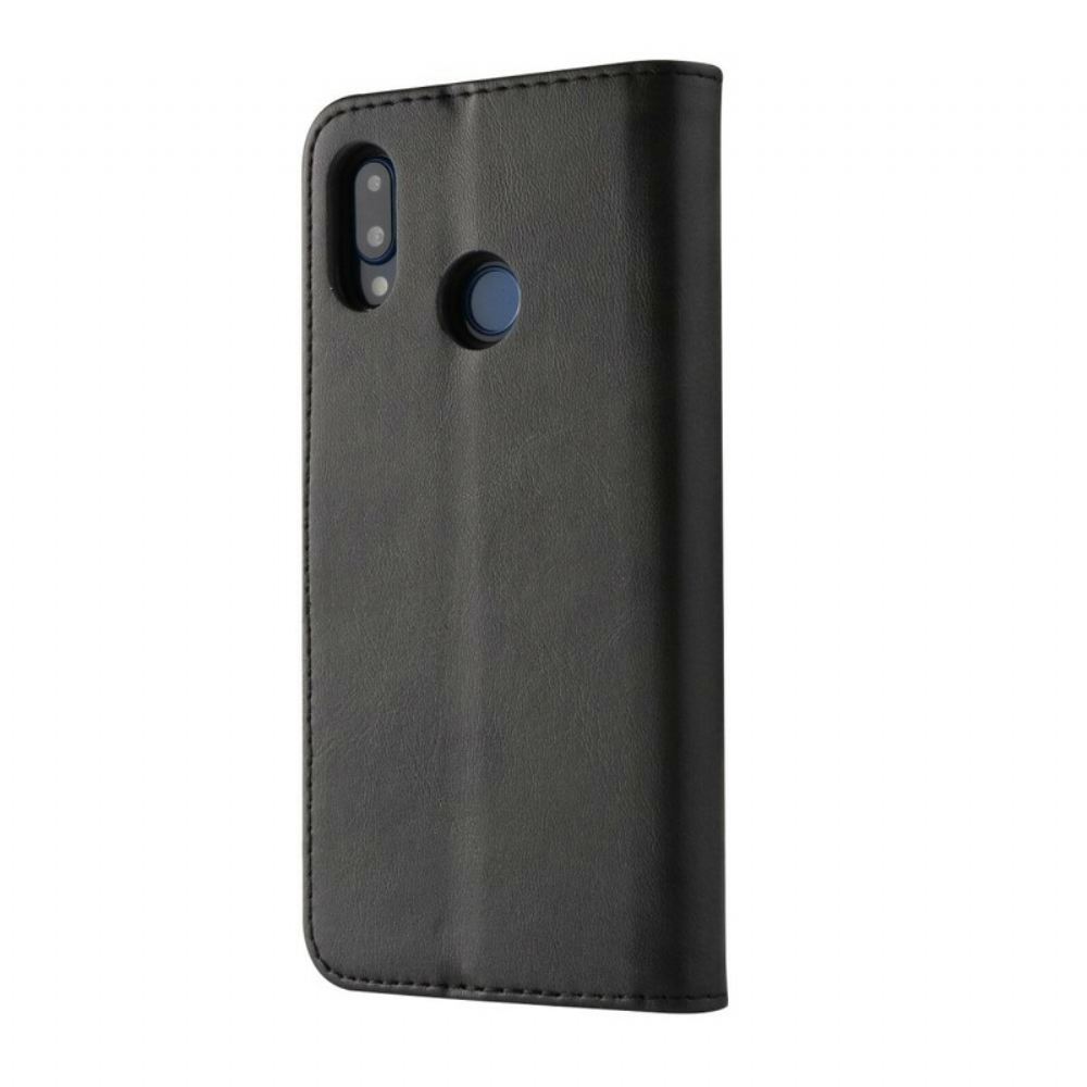 Flipové Pouzdro Na Huawei P20 Lite Kožený Efekt Lc.imeeke