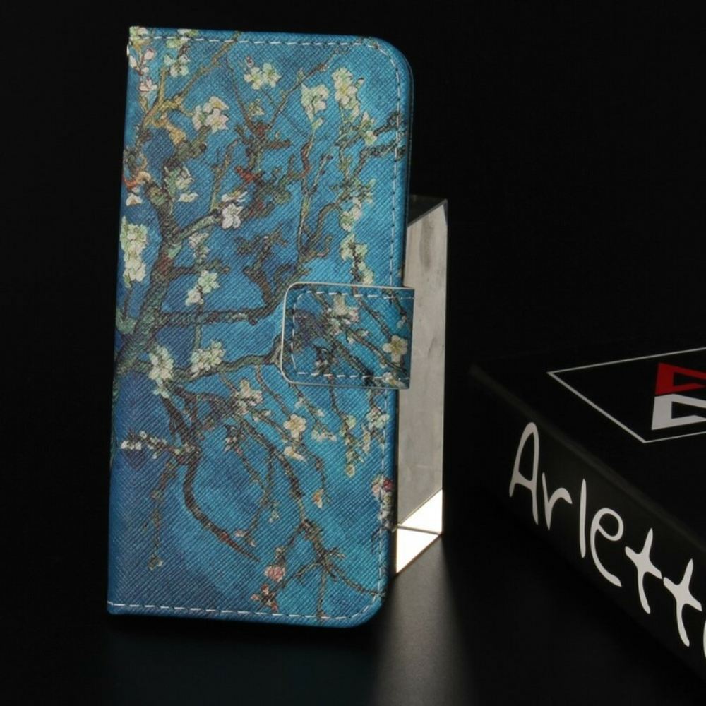 Flipové Pouzdro Na Huawei P20 Lite Květinový Strom Premium