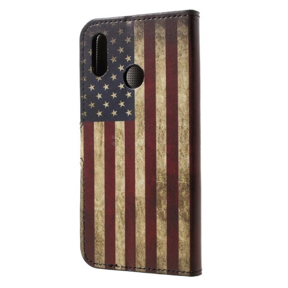 Flipové Pouzdro Na Huawei P20 Lite Vlajka Usa