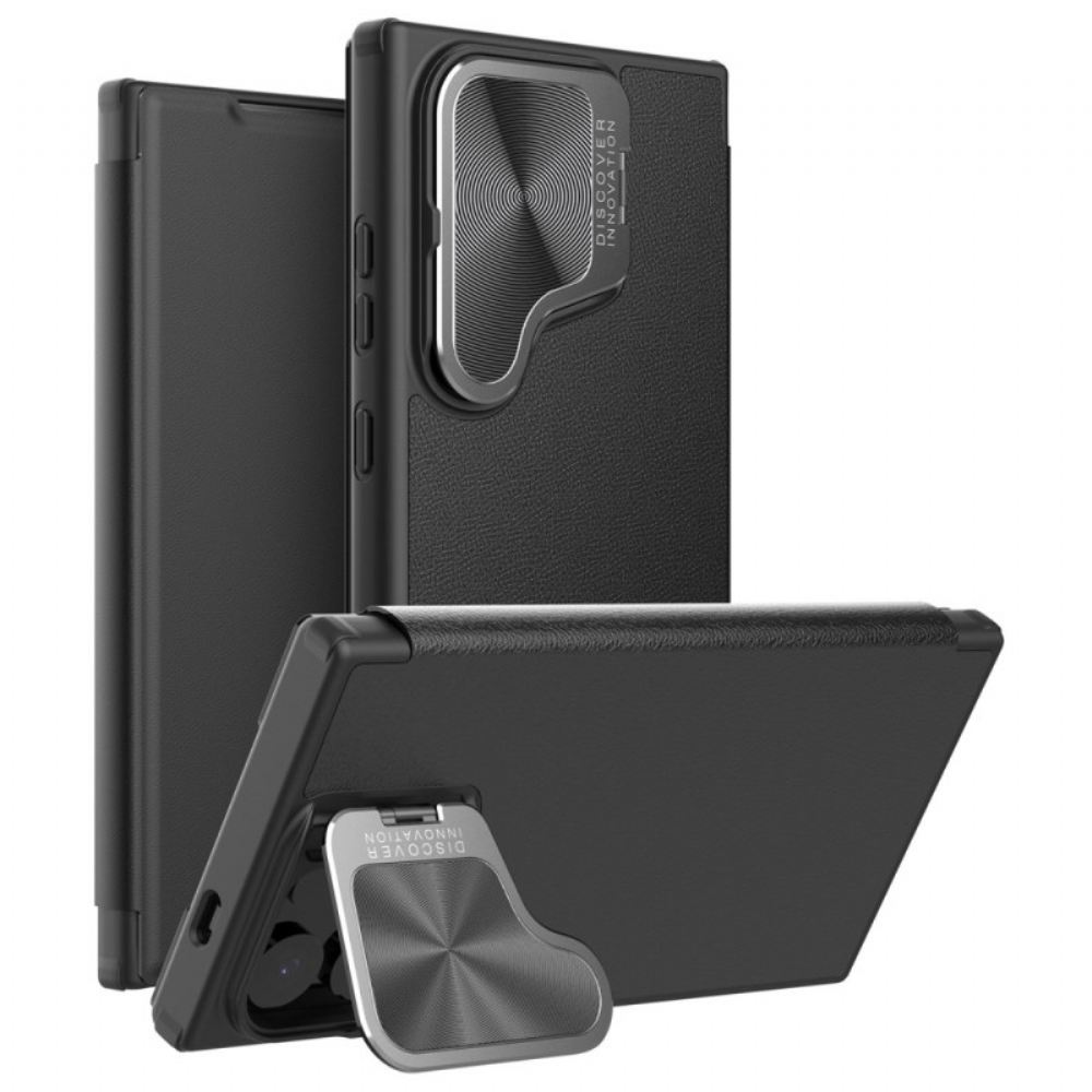 Kožené Pouzdro Folio Na Samsung Galaxy S24 Ultra 5g Qin Prop Nillkin