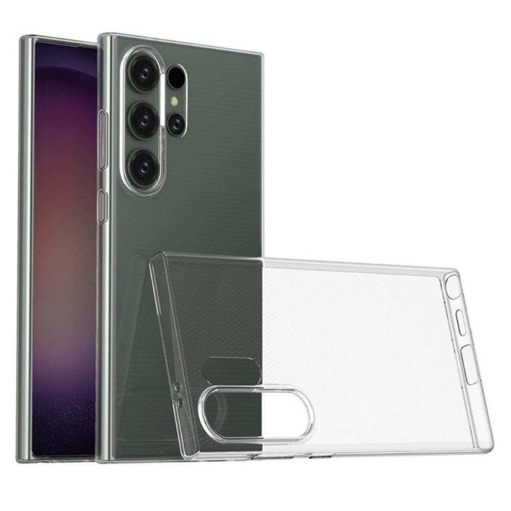 Kryt Na Samsung Galaxy S24 Ultra 5g Transparentní Flexibilní
