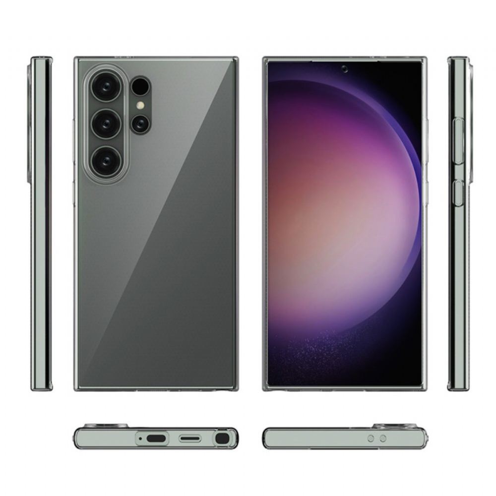 Kryt Na Samsung Galaxy S24 Ultra 5g Transparentní Flexibilní