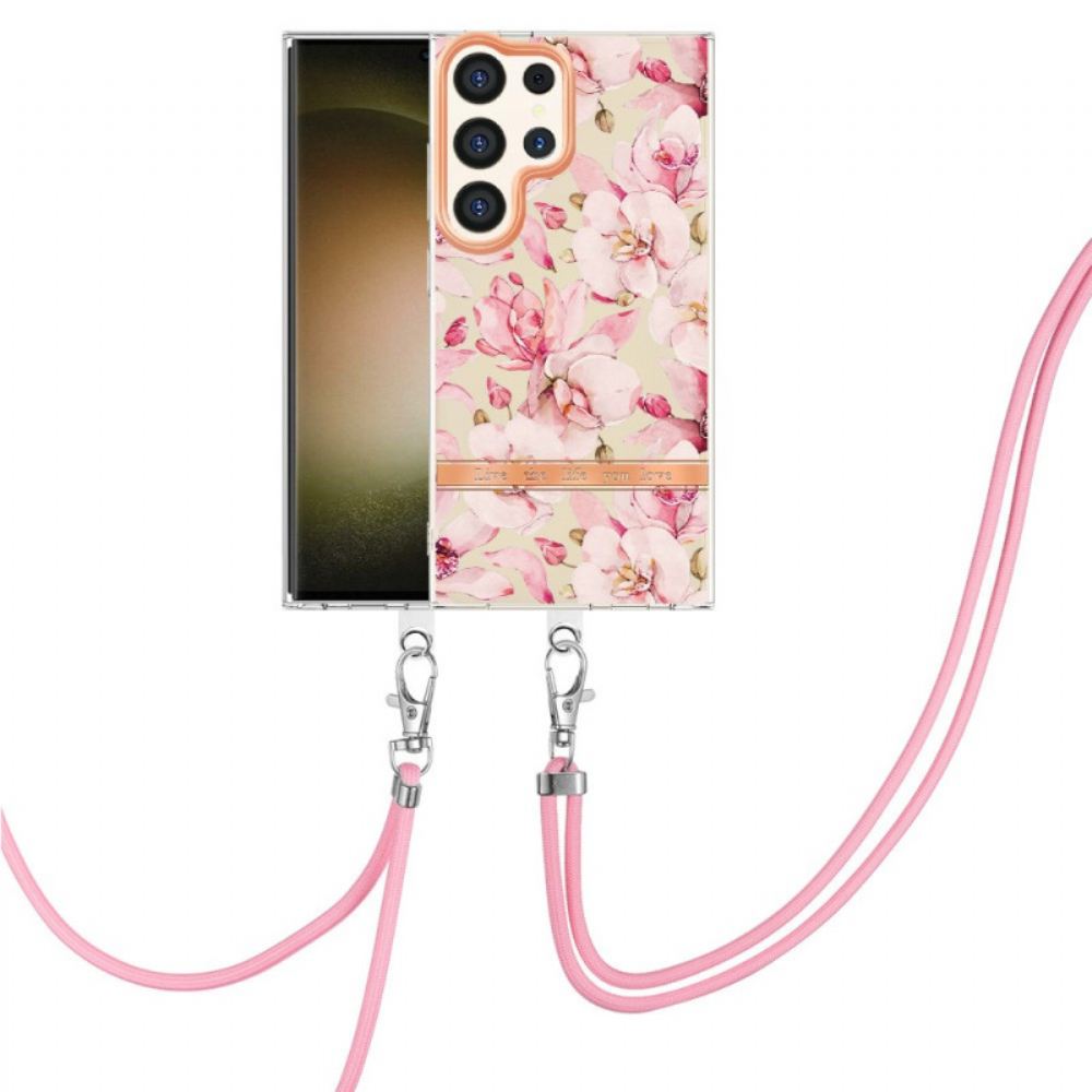 Kryt Na Samsung Galaxy S24 Ultra 5g V Cordon Florale