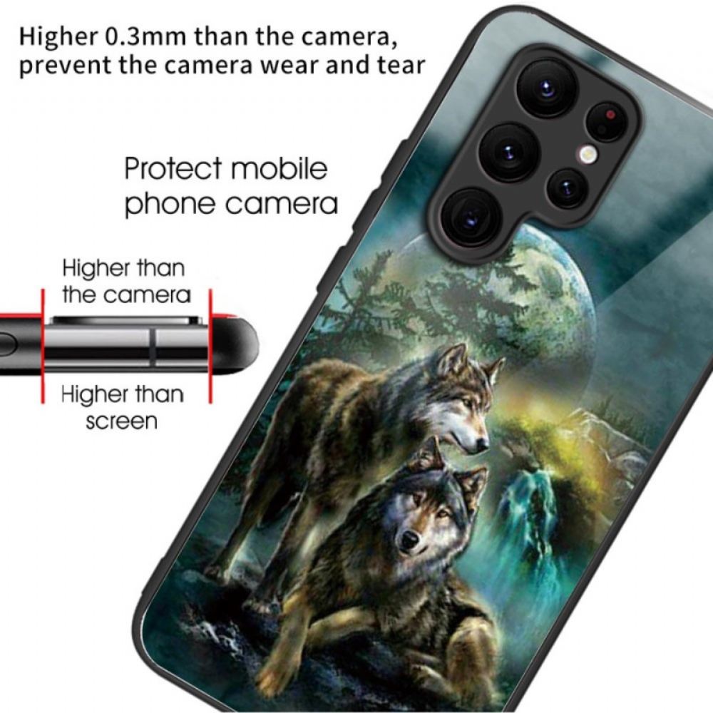 Kryt Na Samsung Galaxy S24 Ultra 5g Vlci Z Tvrzeného Skla
