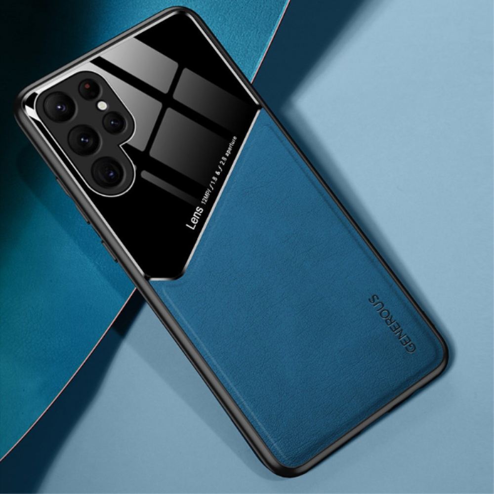 Kryt Samsung Galaxy S24 Ultra 5g Kryty Na Mobil Efekt Magnetické Kůže