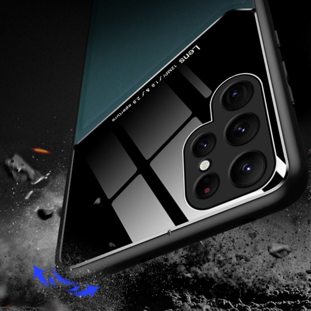 Kryt Samsung Galaxy S24 Ultra 5g Kryty Na Mobil Efekt Magnetické Kůže