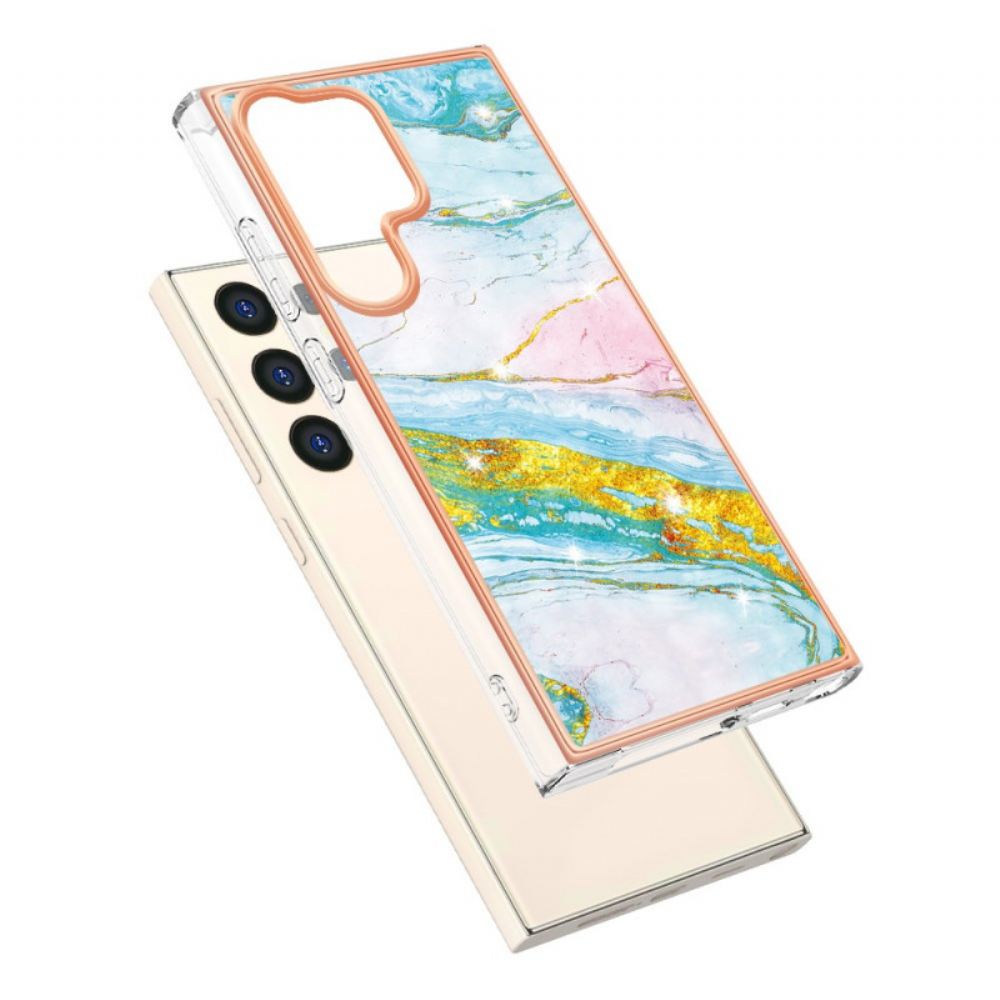 Kryt Samsung Galaxy S24 Ultra 5g Kryty Na Mobil Mramorový Efekt