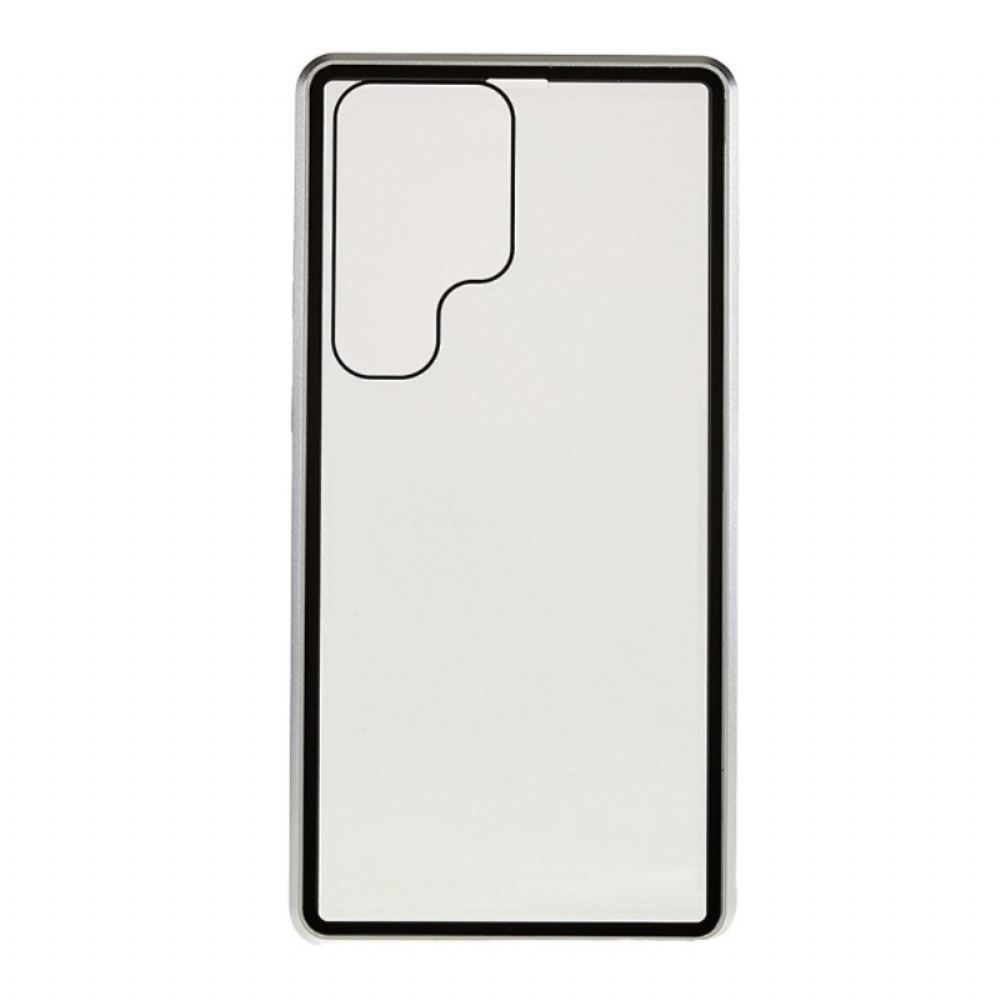 Kryt Samsung Galaxy S24 Ultra 5g Magnetické Tvrzené Sklo A Dvojitá Ochrana