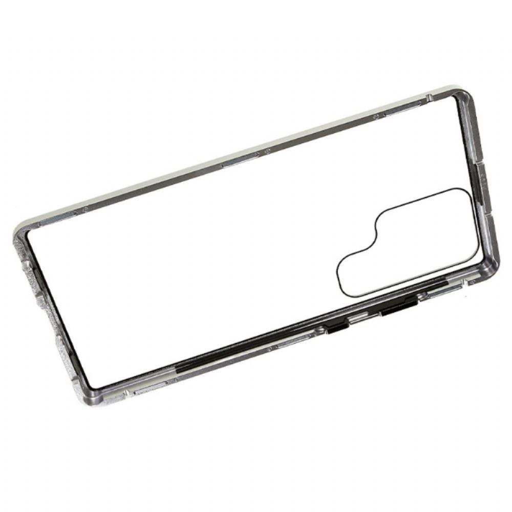 Kryt Samsung Galaxy S24 Ultra 5g Magnetické Tvrzené Sklo A Dvojitá Ochrana