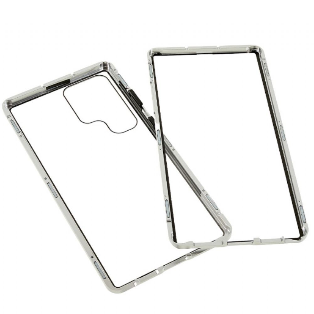 Kryt Samsung Galaxy S24 Ultra 5g Magnetické Tvrzené Sklo A Dvojitá Ochrana
