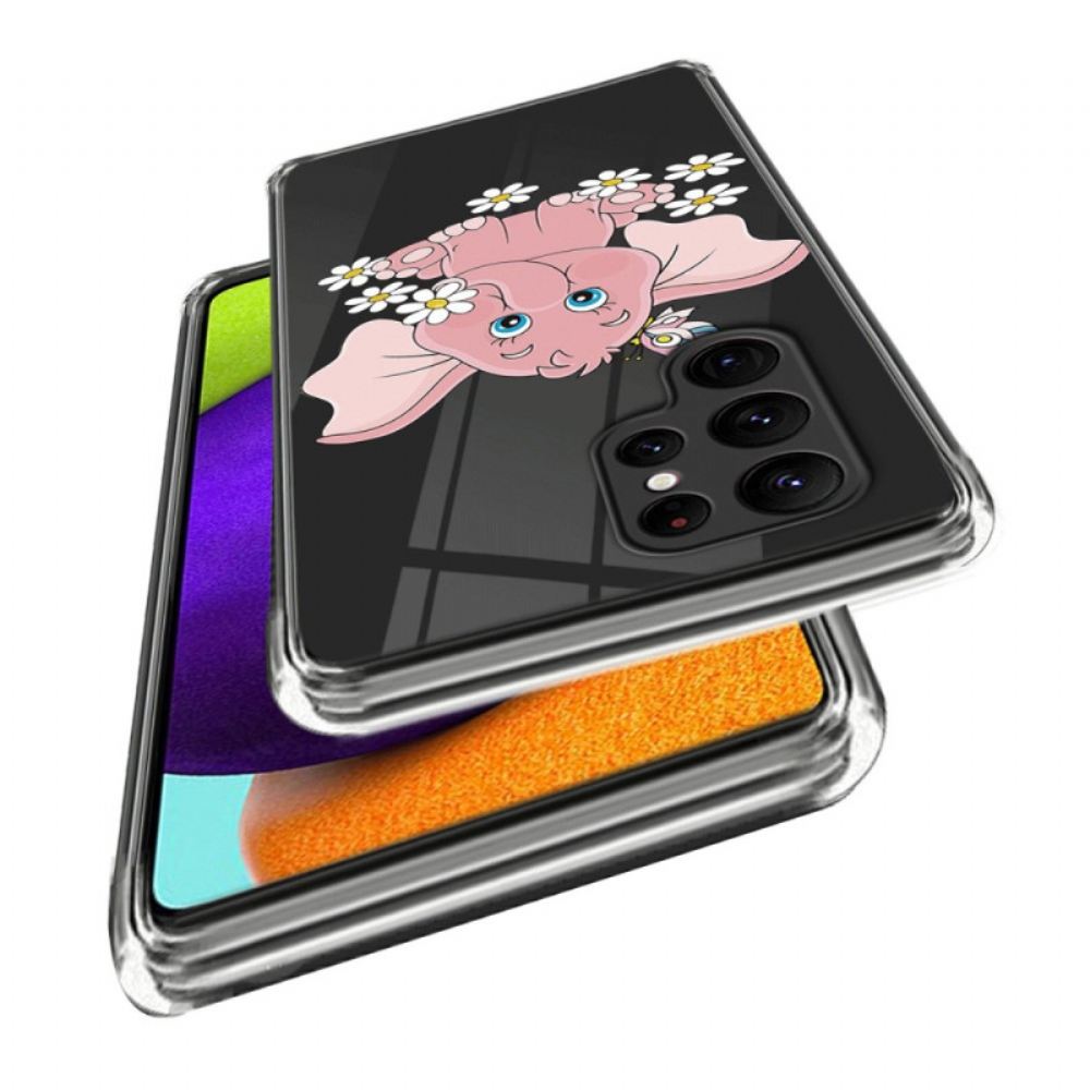 Kryt Samsung Galaxy S24 Ultra 5g Růžový Slon