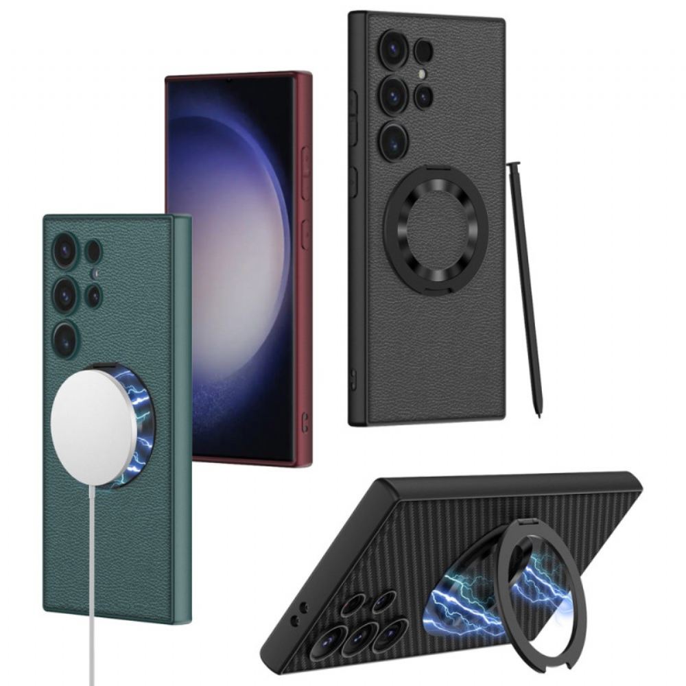 Kryt Samsung Galaxy S24 Ultra 5g S Magsafe Kompatibilní S Otočným Kroužkem Gkk